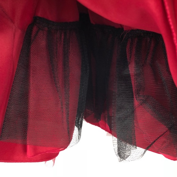 NWT Girls Red Sequin Bodice Tulle Dress Size 2T/3T - Picture 6 of 8